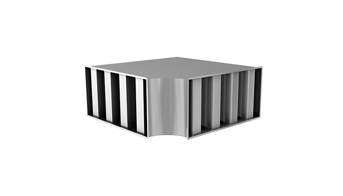 SLRB - Atténuateur acoustique rectangulaire coudé